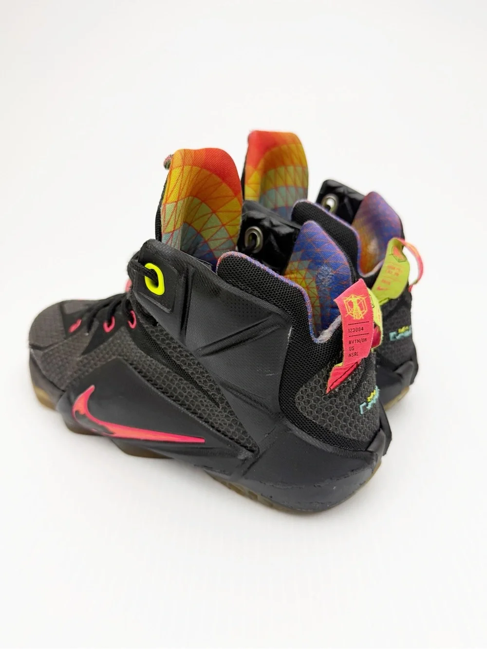 Nike Lebron 12 GS Data Youth Basketball Sneakers Shoes